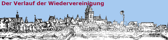 Der Verlauf der Wiedervereinigung Der Verlauf der Wiedervereinigung