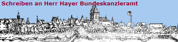 Schreiben an Herr Hayer Bundeskanzleramt